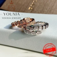 bvll ring 11 customized ring 925 silver bvl snake ring couple gift love ring luxury men and women diamond ring silver jewelry