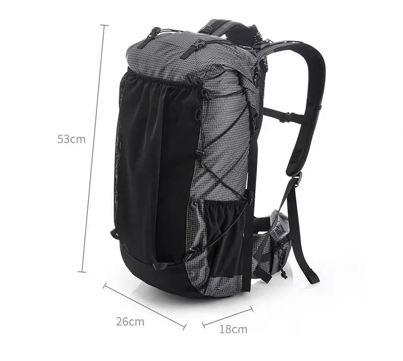 

3F UL GEAR Qi Dian Pro Hiking Camping Backpack With Waterproof Cover Ultralight Traveling Bags Trekking Rucksacks 60L