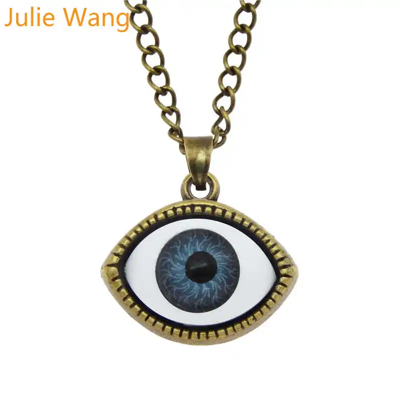 July Wang сплав человека ожерелье от сглаза пластмассовый глаз Многоцветный