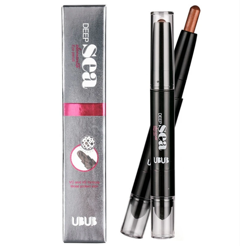 Двухконцевая ручка для теней век стойкий Блестящий водонепроницаемый карандаш