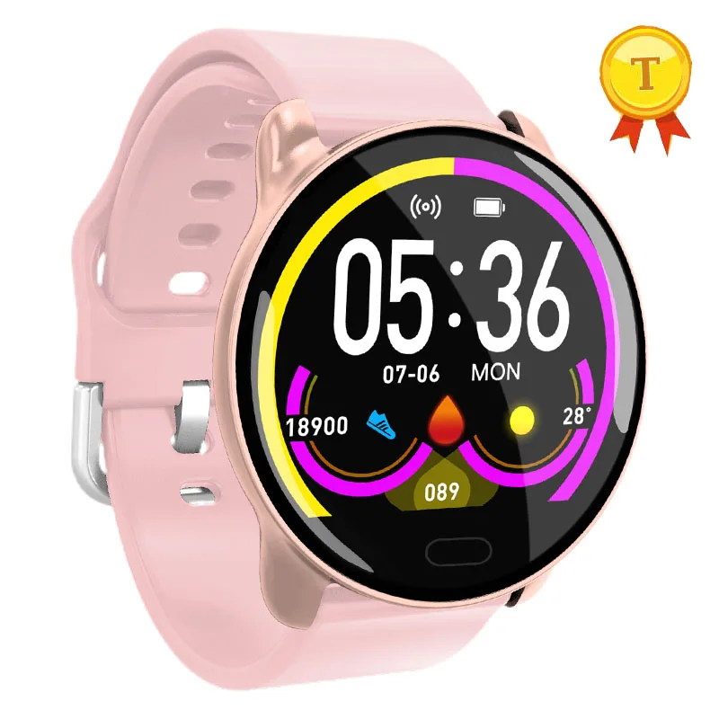 Мужской и мужской браслет для смарт часов IP68 Водонепроницаемый ips цветной