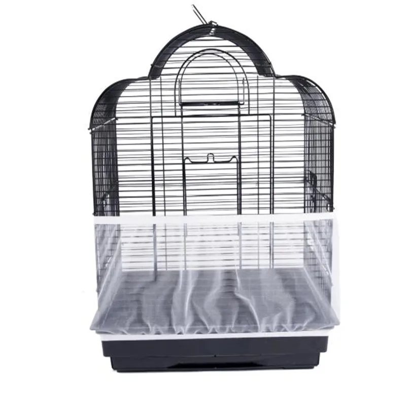 Нейлоновая сетка рецептор семян птица крышка попугая мягкая легкая чистка