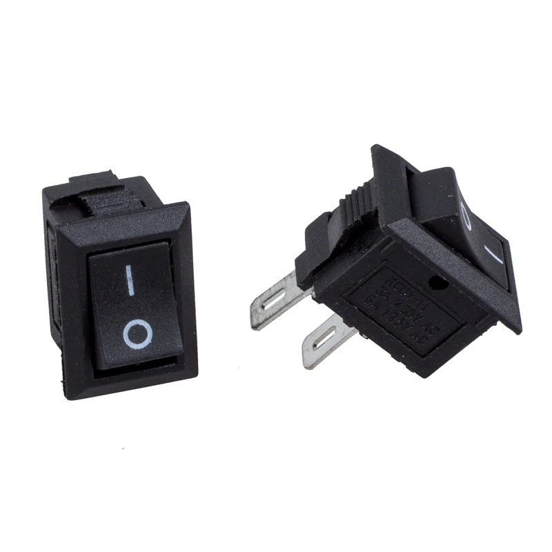 5 x AC 250V 3A 2 Pin ON/OFF I/O SPST Snap in Mini Boat Rocker Switch | Обустройство дома