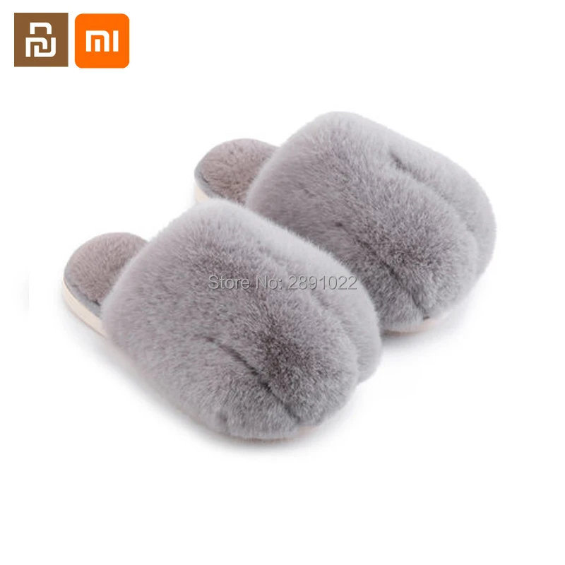 

Домашние тапочки Youpin mijia, хлопковые, с кошачьими когтями, теплые, плотные-тапочки на подошве, для зимы