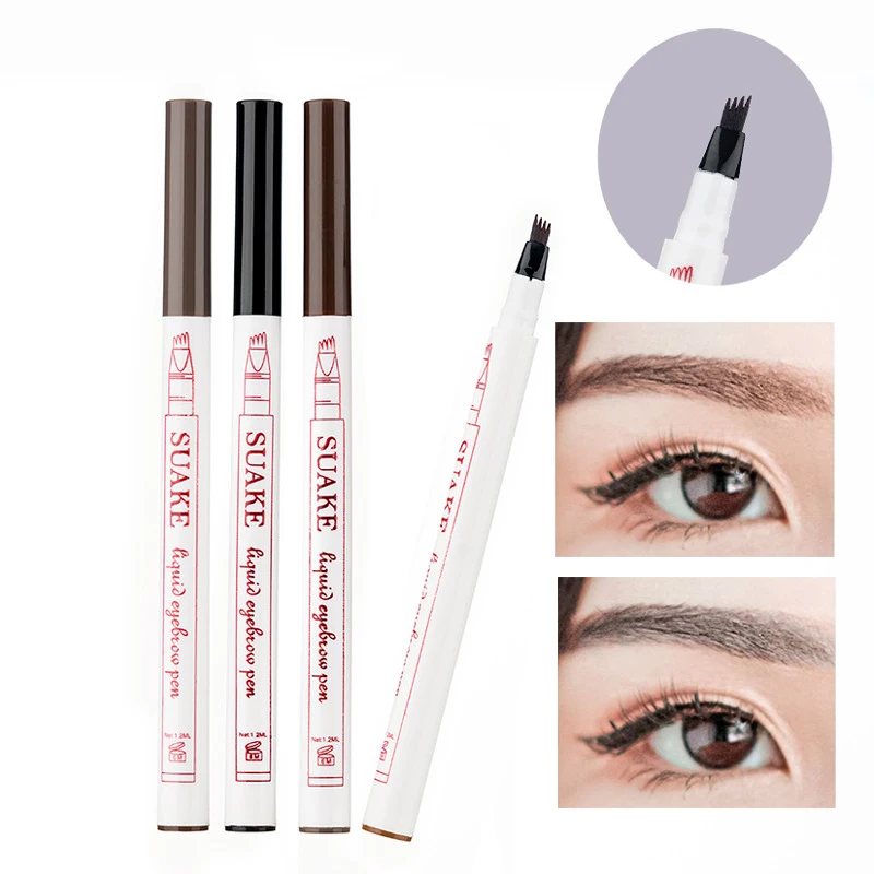 Жидкий 3d-карандаш для бровей макияж натуральный не размазывается