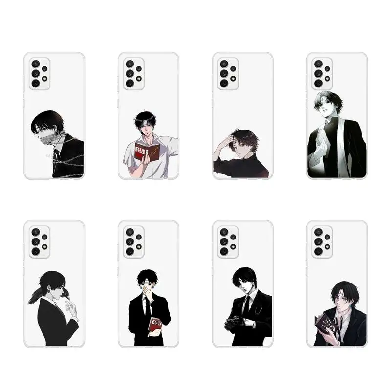 

Chrollo Lucilfer Chains anime Phone Case Transparent For Samsung Galaxy A S Note 9 10 51 50 71 70 80 20 21 30s ultra plus