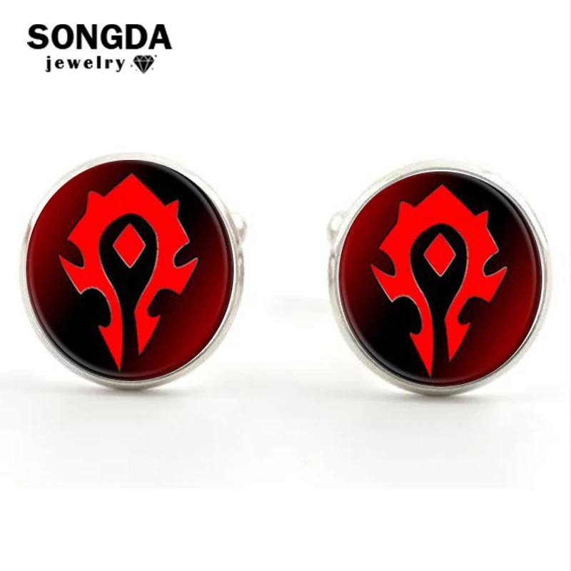 SONGDA Horde The баннер запонки с изображением флага для девочек костюм футболкой и