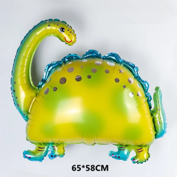 Green Dinosaur Foil Balloons Happy Birthday Decoration ROAR Party Baloons Banner Jungle Animal Dino Supplies Toy Globos | Дом и сад