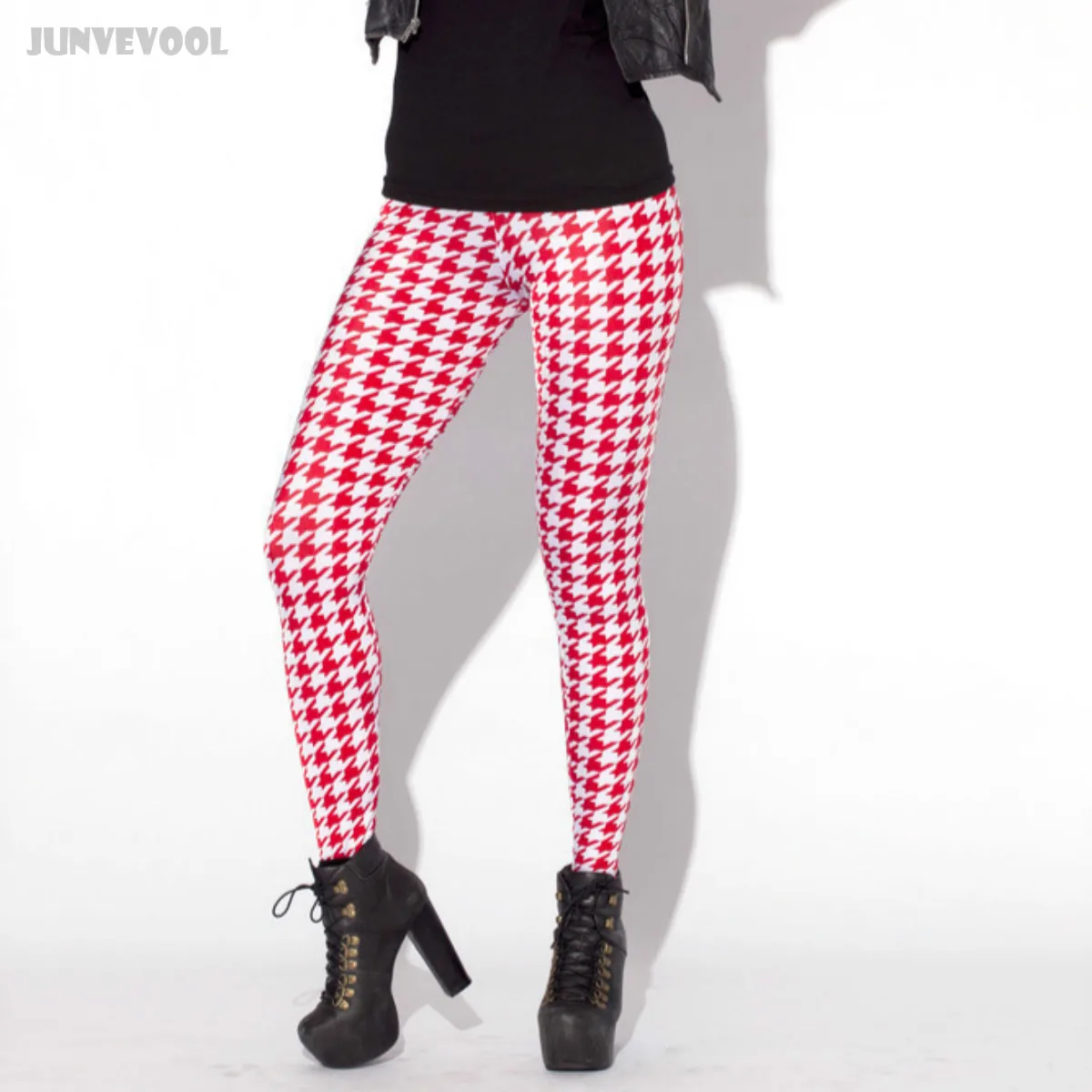 Сексуальные женские облегающие леггинсы в сетку белого и красного цвета брюки