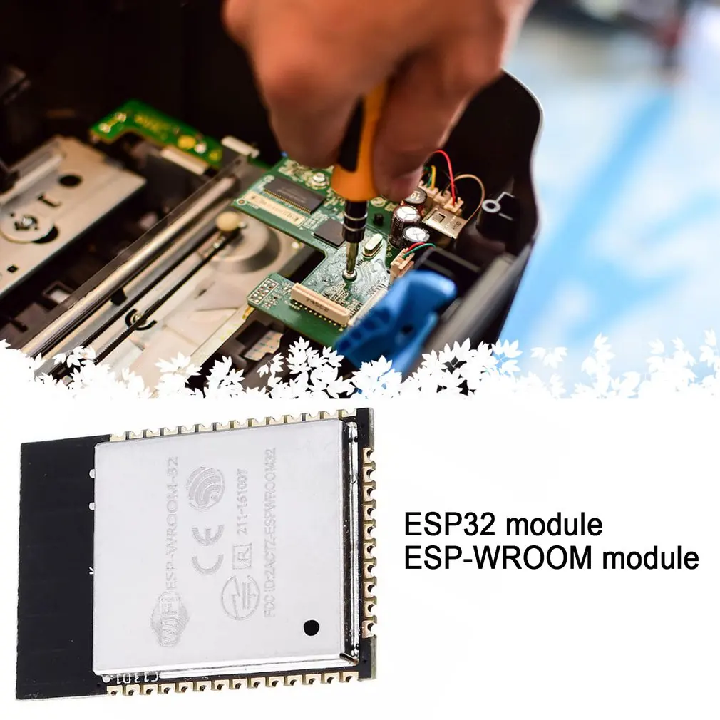 ESP32 ESP-32 ESP32-S беспроводной модуль от ESP-WROOM-32 с 32 mbits PSRAM IPEX / ESP-32S 4 Мб вспышки |