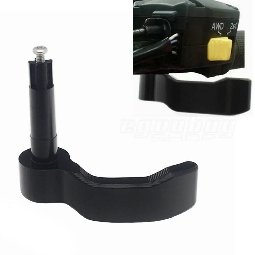 

550 850 1000 Control Lever Billet Aluminum Black Front Replacement Thumb