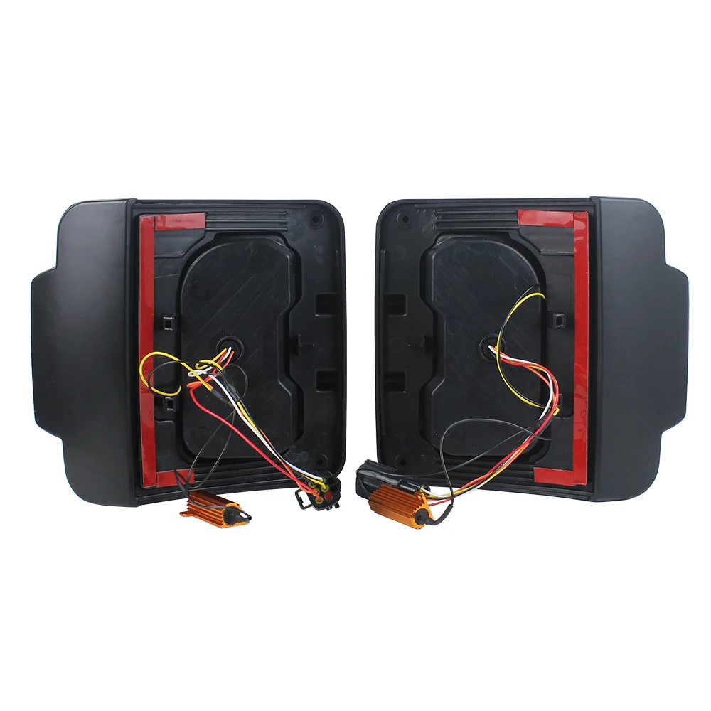 

Car LED Tail Light DRL Brake Reverse Turn Signal Rear Assembly Lamp Smoke Red For Jeep Wrangler JK 2007-2017