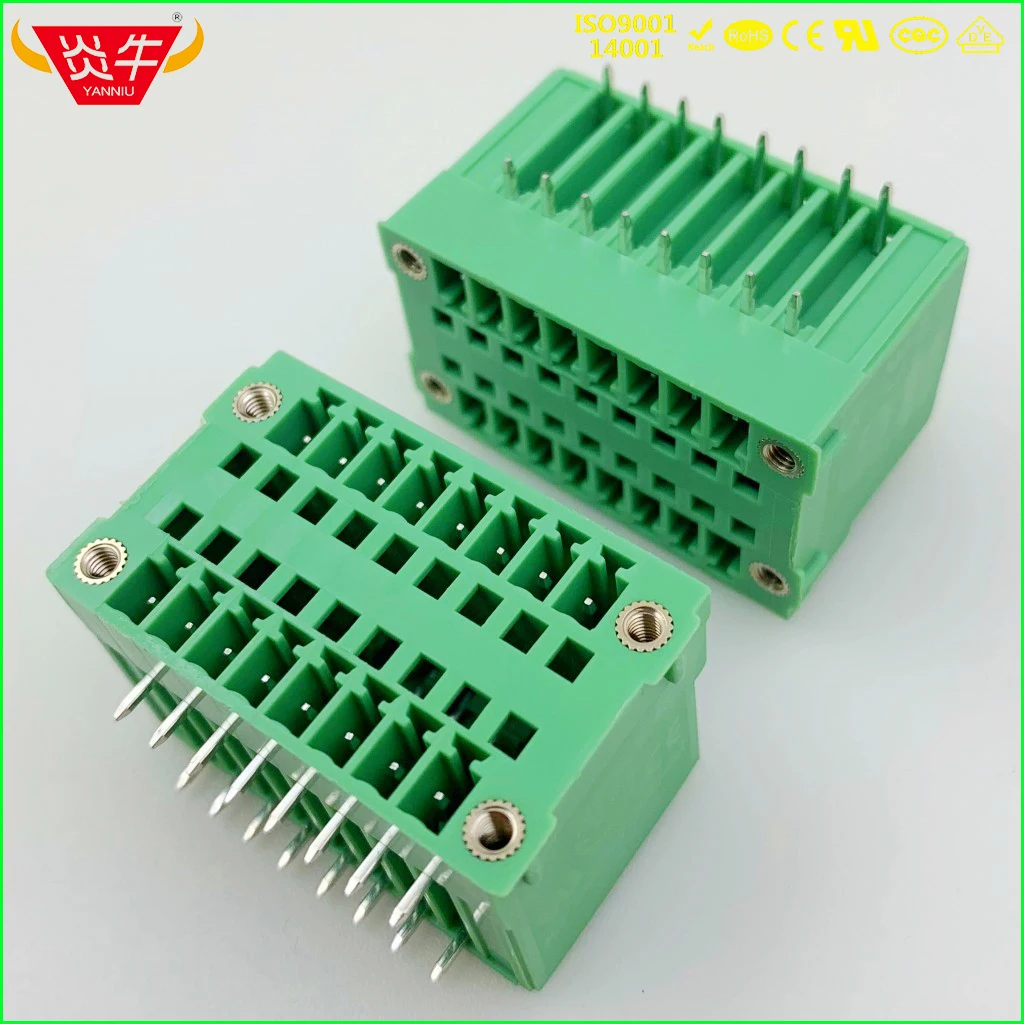 KF2EDGRHM 3 5 2P ~ 12P PCB плагин TEMINAL блоки 15EDGRHM мм 4PIN 12PIN MCD 1 5/2-G1F-3 PHOENIX CONTACT DEGSON KEFA |