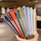 Противоударный Матовый Прозрачный чехол для Samsung Galaxy S20 FE Note 20 Ultra S21 Plus A21S A51 A71 M51 A31 A72 A52 M31 A12 A32 A42 A02S