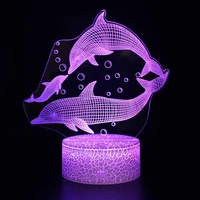 3d table lamps for bedroom 7 color change novelty table lamp christmas gift toy desktop decoration creative night light