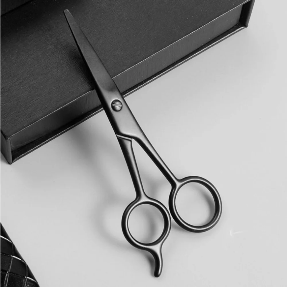 

Haircut Scissors Flat Scissors Hair Scissors Bangs Beard Hair Trimming Nose Hair Scissors Manual Scissors For Hot Sale