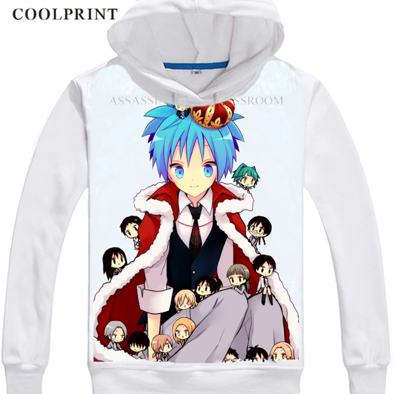 Ansatsu Kyoushitsu Shiota Nagisa Akabane Karma Аниме Косплей пользовательский пуловер свитшот с