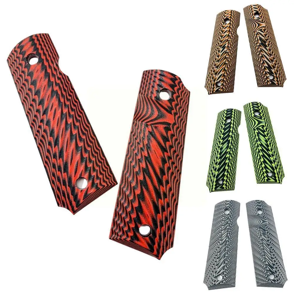 

2 Pieces G10 Handle Tactical Knife Handle Modification Handle Material Modified Grips Shaft 1911 Accessories L6e8