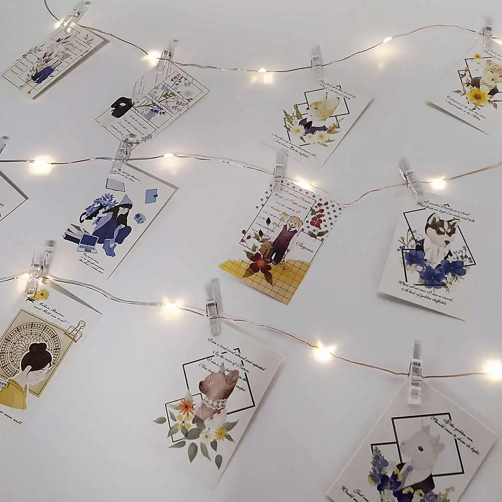 Гирлянда на батарейках 10 м 100 светодиодный Сказочный свет Батарея фото клип медный провод гирлянды USB гирлянда уличнаясветодиодный светильник Свадьба Рождество открытый декоративный гирлянда лампочки светодиодная ги