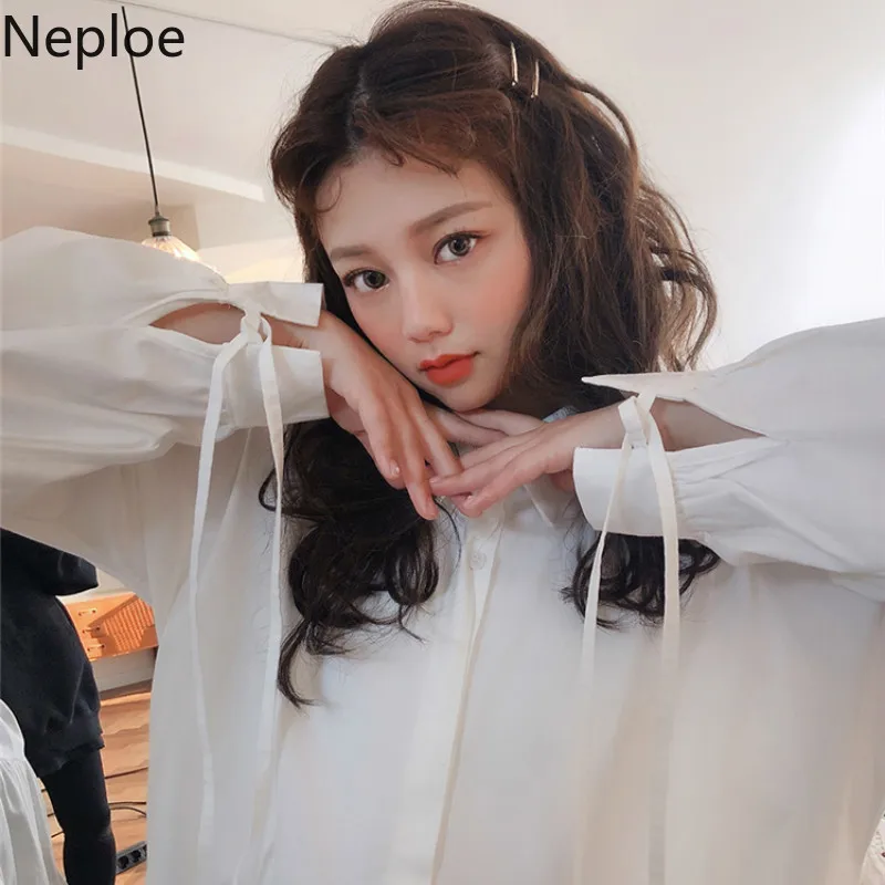 Шикарное женское платье Neploe в Корейском стиле летнее однотонное ретро с отложным