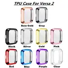 Мягкий чехол из ТПУ Для Fitbit Versa 2 Band, водонепроницаемый чехол для часов, Защитная пленка для экрана для Fitbit Versa 2