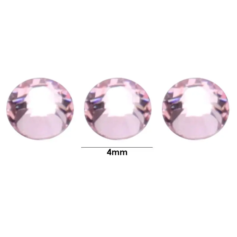 30 г/пакет 4 мм Стразы с блестками акриловые драгоценные камни плоская задняя