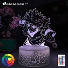 Новейший японский аниме Killua 3d светодиодный светильник для спальни Декор Светильник подарок на день рождения акриловый светодиодный ночник Hxh Killua Godspeed