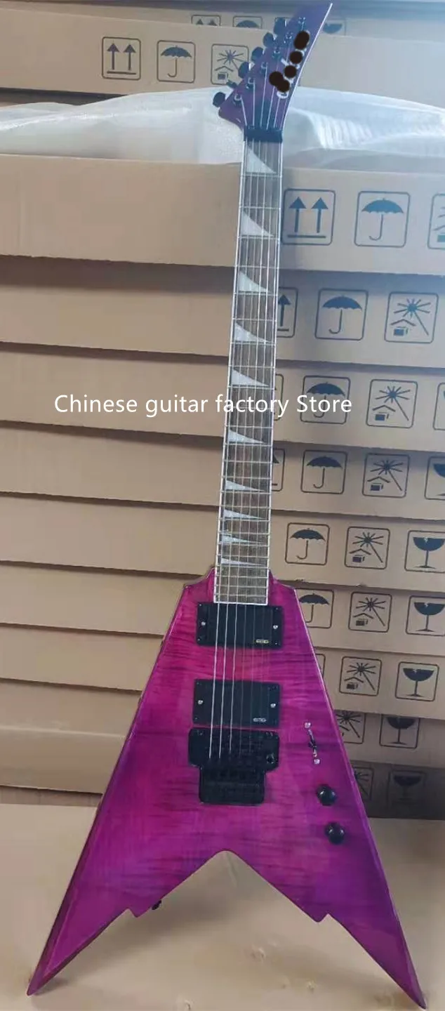 Высококачественная электрогитара корпус в виде Золотой четырехугольной звезды