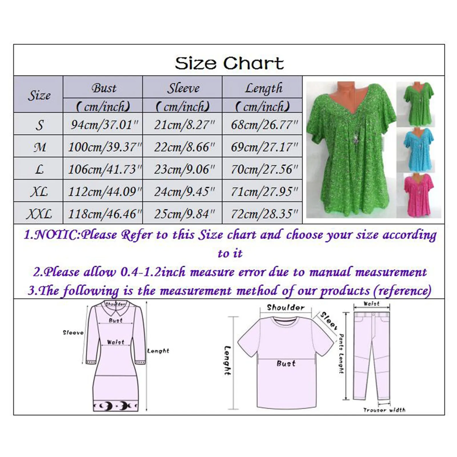 

40# Women Blouse Floral Print Vintage Plus Size Elegant Blouses Short Sleeve Casual Pullover Blouses For Women Top