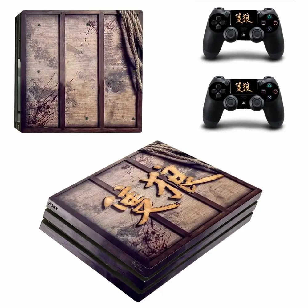 

Sekiro PS4 Pro Skin Stickers Decal for Sony PlayStation 4 Console and Controllers PS4 Pro Skin Sticker Vinyl