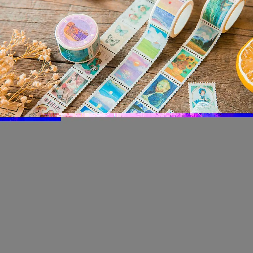 

57 Pcs/Roll Vintage Post Office Series Washi Tape Retro Stamps Coffee Decorative Adhesive Tape DIY Scrapbooking Sticker Label
