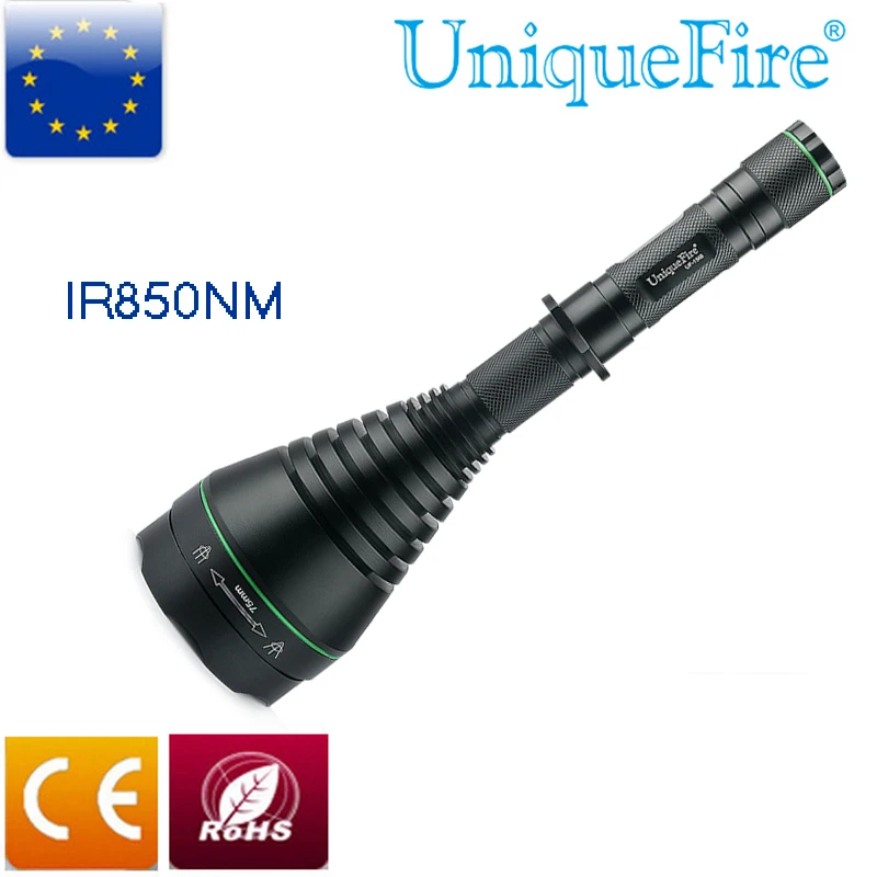 UniqueFire Тактический UF1508 850NM инфракрасный светильник светодиодный для вспышки
