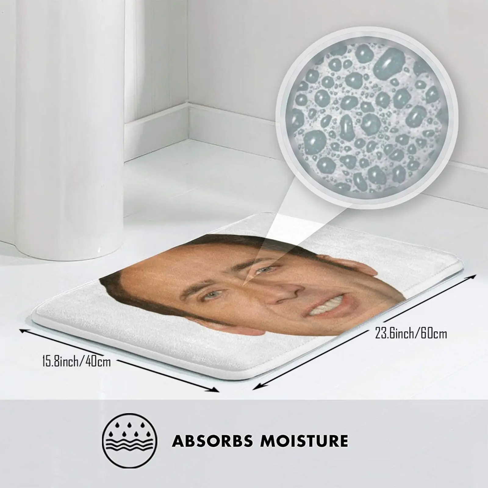 Коврик для входной двери Ник Кейдж коврик ванной ковер общественных служб 6