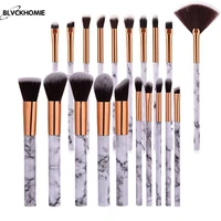 10pcs promotion makeup brush luxury champagne make up brushes set foundation powder blush eyeshadow concealer cosmetics brushes