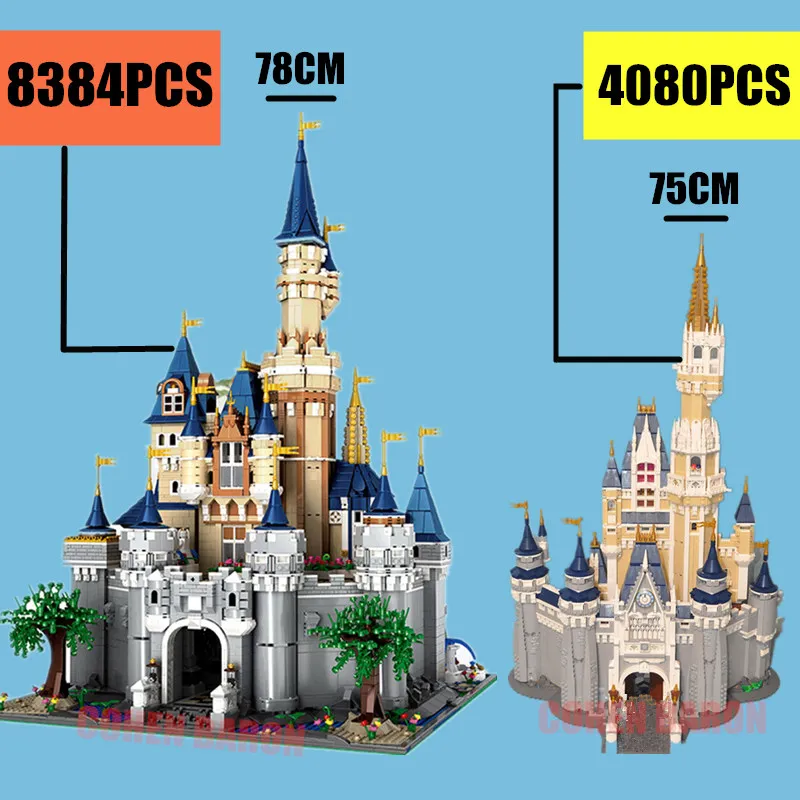 Новинка 8384 шт. Золушка принцесса для девочек замок город подходит Legoings друзья