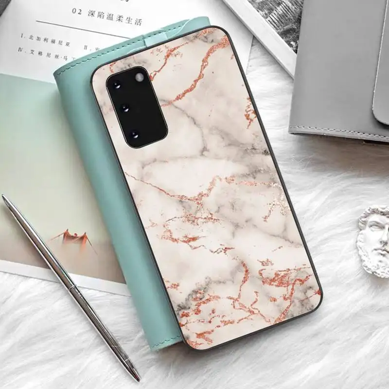TOPLBPCS мраморный роскошный уникальный чехол для телефона Samsung S6 S10 5G S7 EDGE S8 S9 S20 PLUS