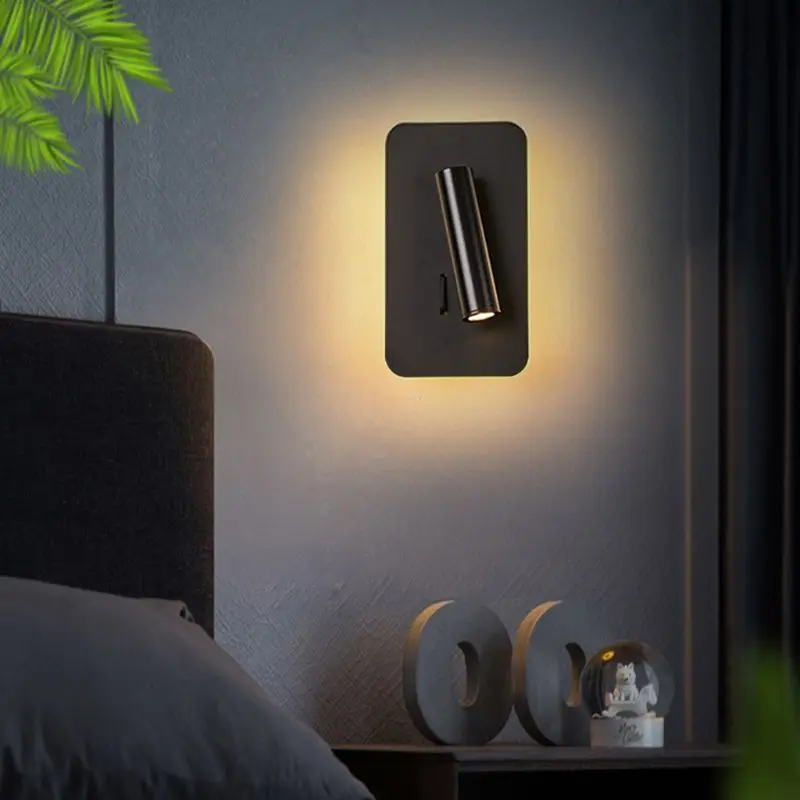 Светодиодный настенные светильники светодиодные лампы для чтения 3 Вт 6 ленты