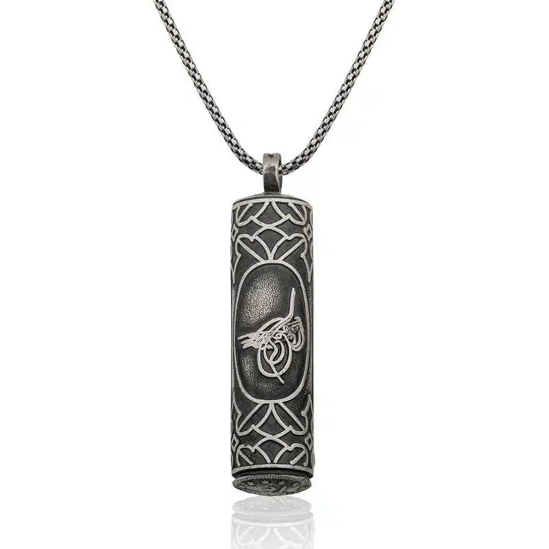 

Silver In Openable Tuğralı Amulet