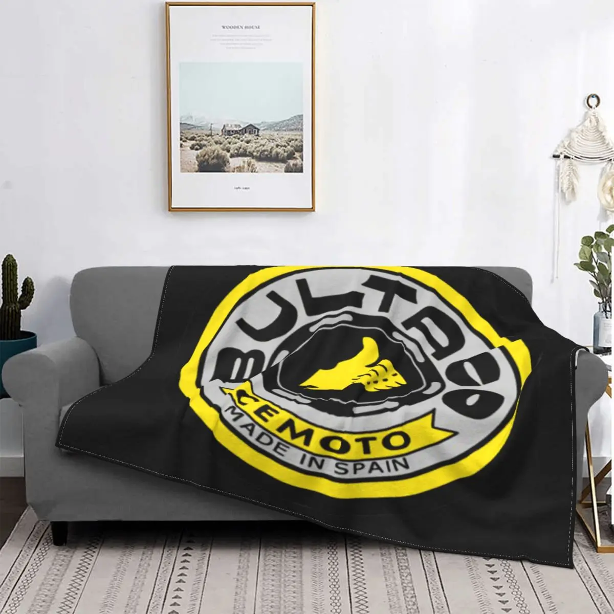 

Bultaco Cemoto-Manta a cuadros para cama, manta a cuadros, pickick, 301