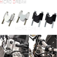 cnc motorcycle handlebar riser kit 78 or 1 18 universal bar clamps 2822mm for bmw suzuki honda yamaha atv scooter 30mm rise