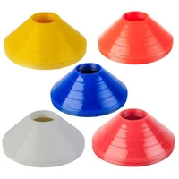 10pcs football training sports mark saucer cones marker discs soccer entertainment sports accessories soccer training equipment