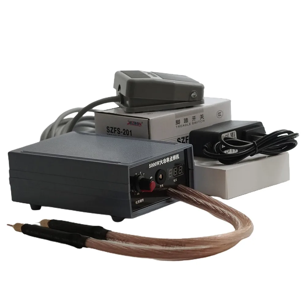 Ручной точечный сварочный аппарат сделай сам 12 В 5000 Вт высокомощный портативный