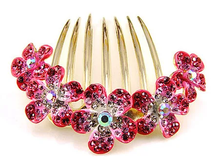 Женская свадебная Металлическая Заколка-пряжка в виде листьев F032 | Украшения и