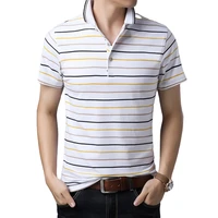 new arrival cheap fashion slim fit business casual golf striped short sleeve polo t shirts