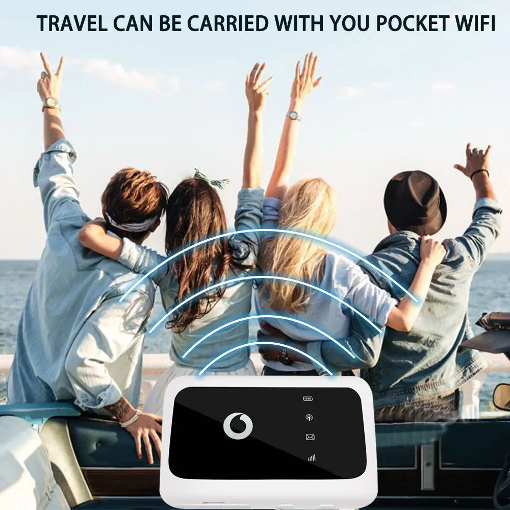 Vodafone R216z Huawei LTE WLAN Hotspot bis 150 Mbits MiFi mobile LTE Hotspot plus 4G antenna