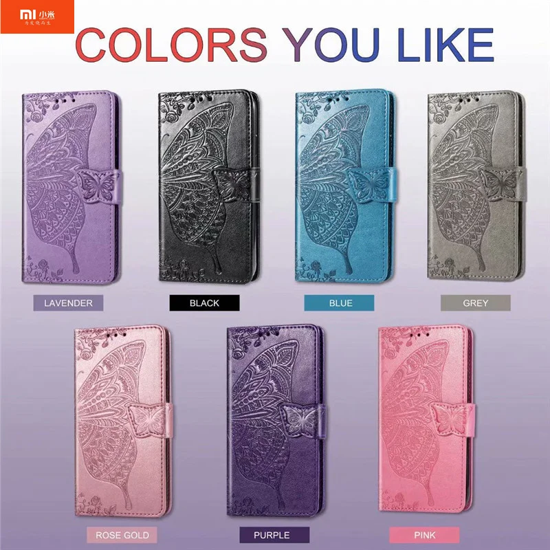 Чехол книжка из кожи для Redmi 5 Plus 6 6A 6Pro 7 7A 8 8A Go Note Pro Xiaomi Max 3 Play F1 9SE 9 9T CC9
