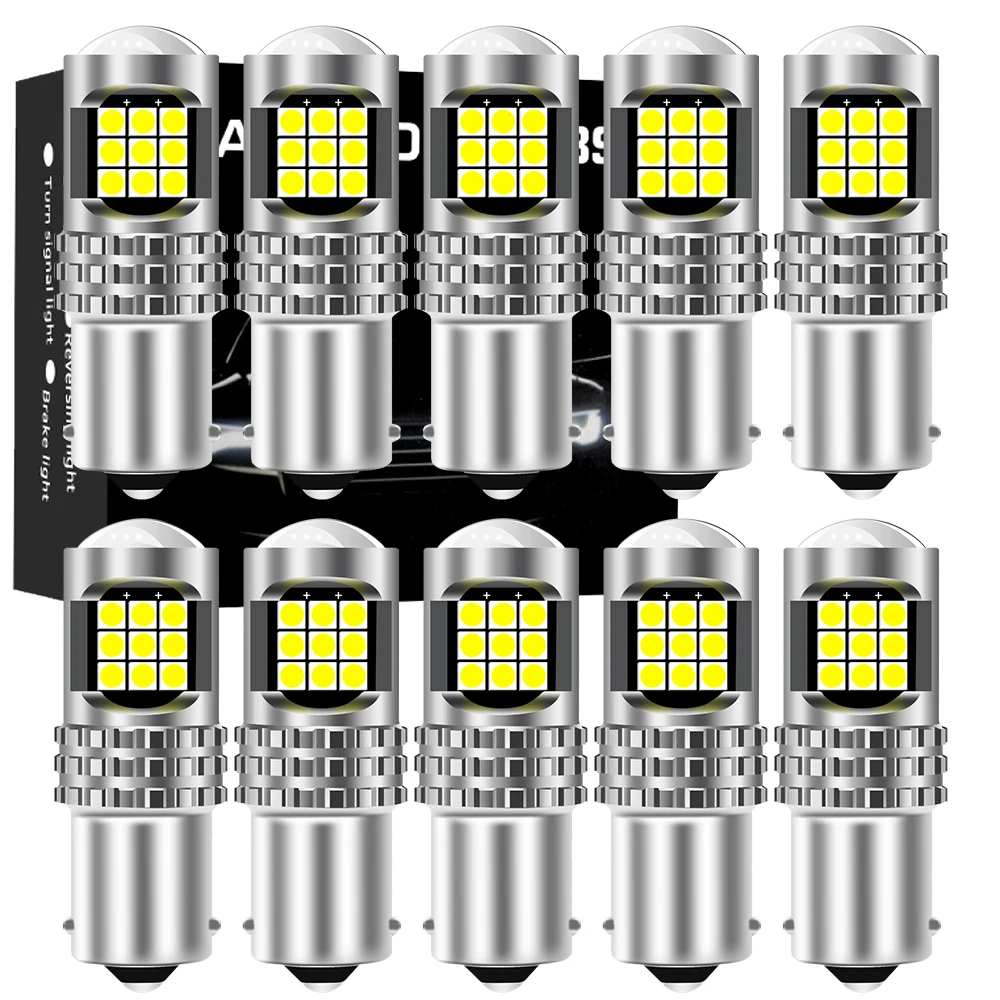 

10X Car LED Reverse Lights Auto Canbus No Error Backup Reverse Lamp WY21W W21W 7440 T20 P21W BA15S 1156 3156 P27W Brake Light