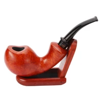 briar tobacco pipe smoking herb grinder wooden smoke pipes set simpe gift smoking accessories for men