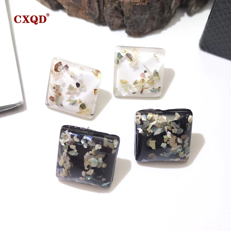 CXQD классические дизайнерские винтажные Геометрические Квадратные серьги