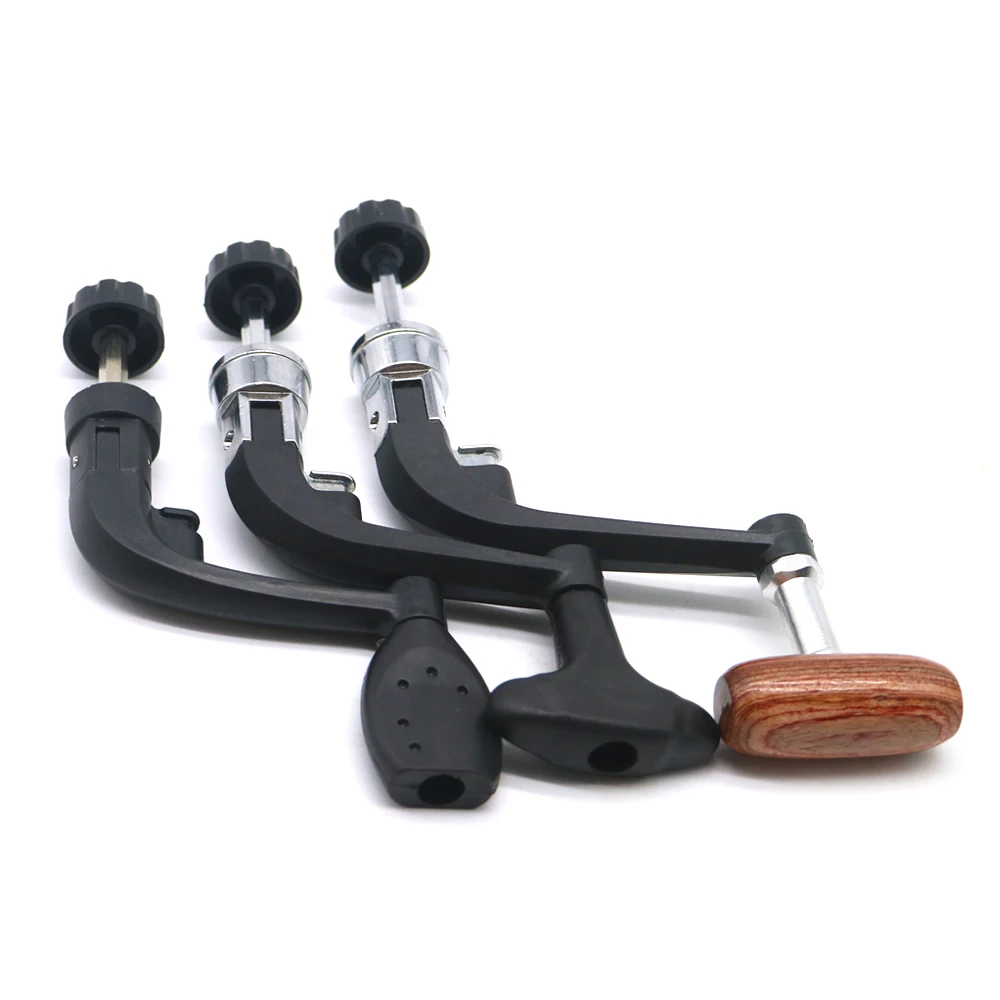 1Pcs Metal Spinning Fishing Reel Handle Folding Rocking Arm for 1000-7000 Wheel Wooden Knob Fishing Tackle Accessories~
